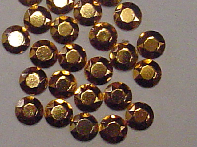 1 Gross 3mm GOLD RHINESTUD NAILHEAD HOTFIX